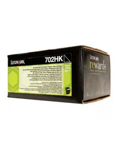 Toner Laser Lexmark 702Hke Negro 4000 Paginas