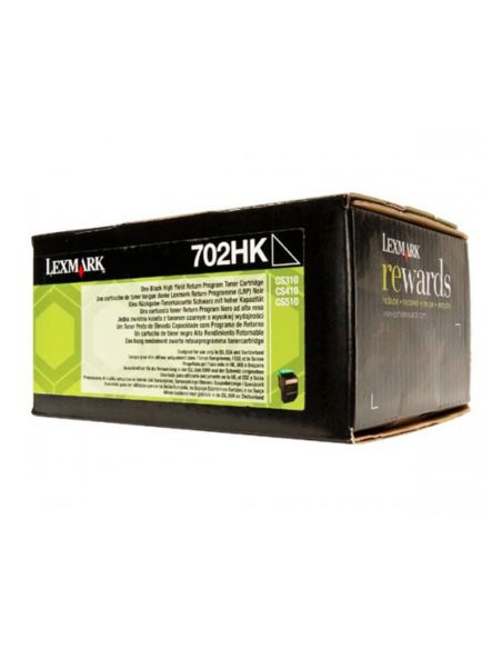 Toner Laser Lexmark 702Hke Negro 4000 Paginas