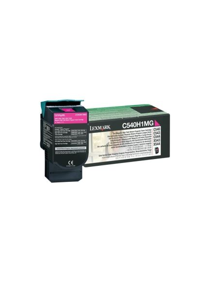 Toner Lexmark Laser C540H1Mg C540 / C543 / C544 / X543 / X544 Magenta 2000 Paginas