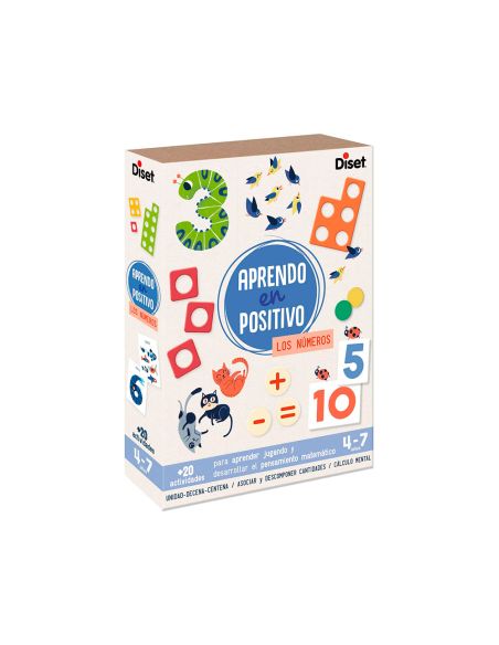 Juego Diset Didactico Aprendo En Positivo Los Numeros