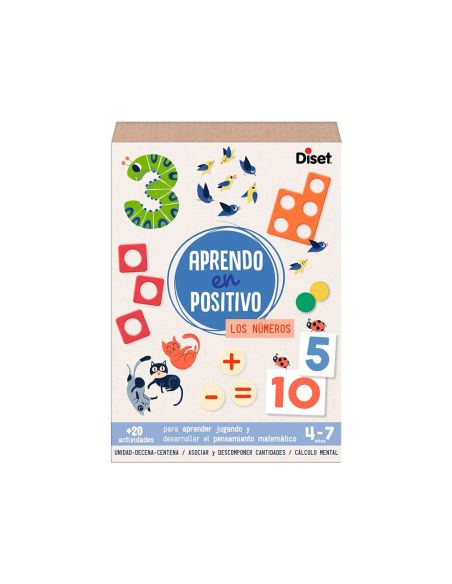 Juego Diset Didactico Aprendo En Positivo Los Numeros