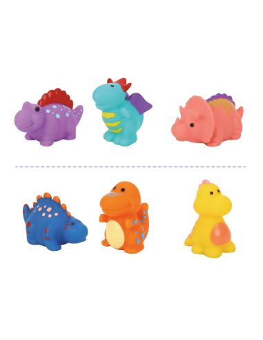 Juego Infantil Imaginovo Cubos Apilables Nidos Dinosaurios +12 Meses 12 Piezas 13X13X13Cm