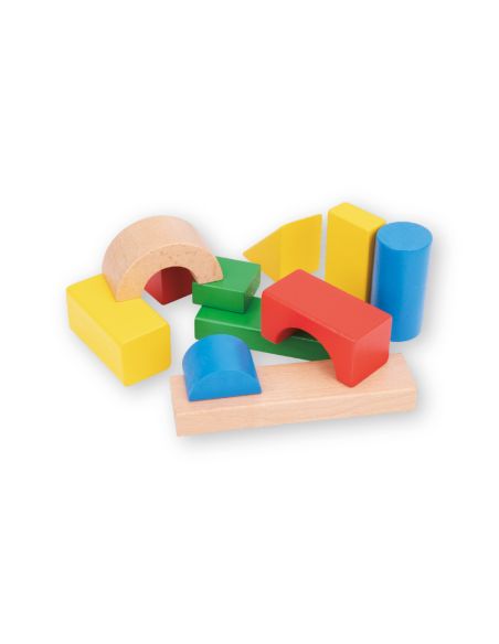 Juego Infantil Imaginovo Madera Construccion De Bloques +12 Meses 100 Piezas 29X29X3,5Cm