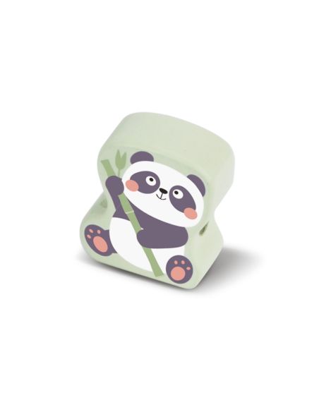 Juego Infantil Imaginovo Madera Cuentas Animales Para Enhebrar +24 Meses 13 Piezas 27X6,5X6,5Cm