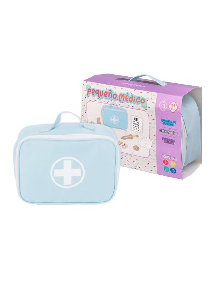 Juego Infantil Imaginovo Madera Maletin De Medico +3 Años 11 Piezas 24,5X18X10Cm