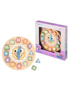 Juego Infantil Imaginovo Madera Reloj +3 Años 13 Piezas 29X29X3,5Cm