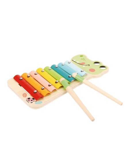 Juego Infantil Imaginovo Madera Xilofono Instrumento Musical Cocodrilo +18 Meses 28X14,8X2,5Cm