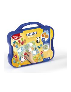 Juego Maped Creativ Textur Art Sello Animales Maletin De 26 Unidades 2