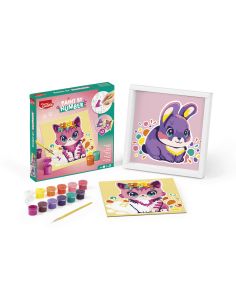 Juego Maped Creativ Pinta Por Numeros Gato/Conejo 2