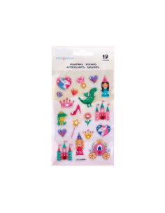 Pegatinas Imaginovo Princesas Magic Dreams Pvc 190X105 Mm En Blister 2