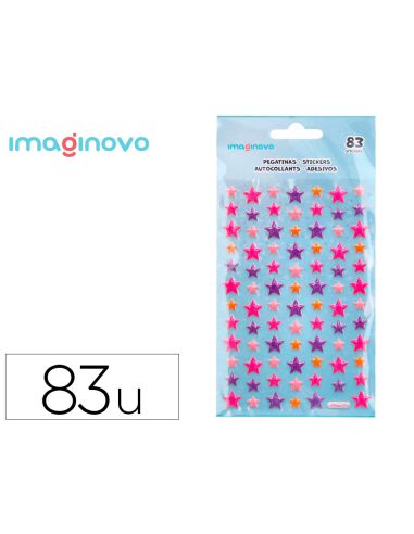 Pegatinas Imaginovo Estrellas Magic Dreams Con Relieve 190X105 Mm En Blister
