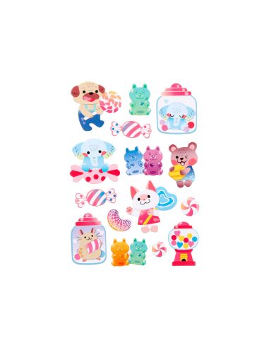 Pegatinas Imaginovo Dulces Magic Dreams Con Relieve 210X130 Mm En Blister