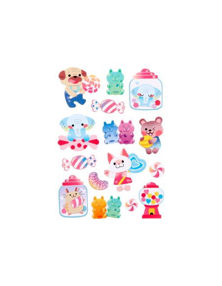 Pegatinas Imaginovo Dulces Magic Dreams Con Relieve 210X130 Mm En Blister