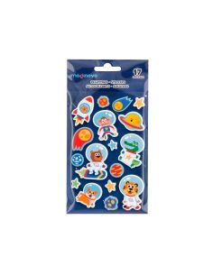 Pegatinas Imaginovo Luminosas Astronautas Con Relieve 190X105 Mm En Blister 2