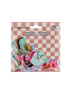 Pegatinas Imaginovo Good Vibes Diseños Surtidos Para Ordenador 145X140 Mm En Blister 2