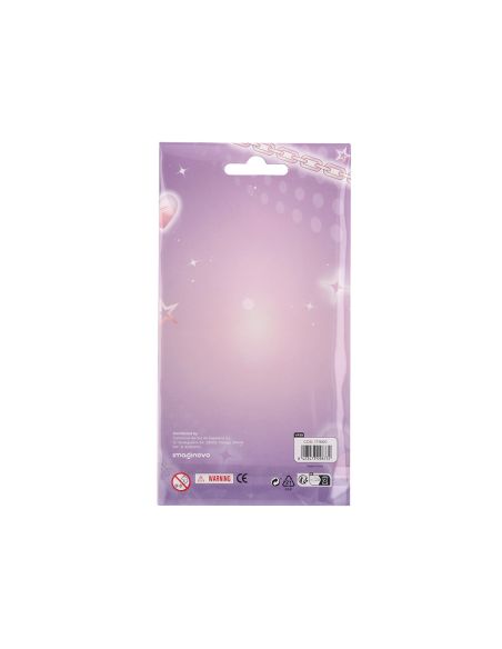 Pegatinas Imaginovo Gemas Rosas Y Moradas Brillantes Con Relieve Para Todas Superficies 190X105 Mm En