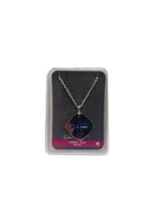 Medalla Rombo Cadena Plata17Mm