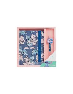 Set De Papeleria Boligrafo Stitch 2 Piezas
