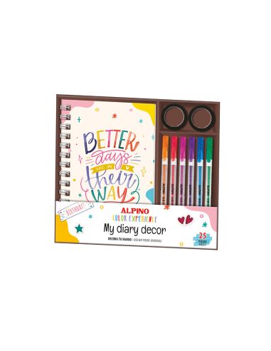 Set Decor Alpino Color Experience Mini Diario