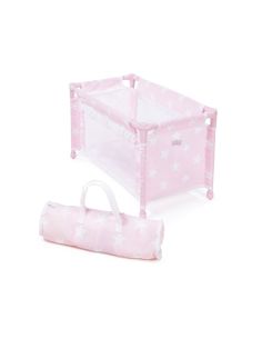 Cuna De Viaje Carlota Color Rosa 530X320X320 Mm 2