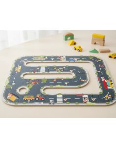 Puzle Infantil Imaginovo Madera Ciudad De Carretera +3 Años 21 Piezas 22X22X6,4Cm 2