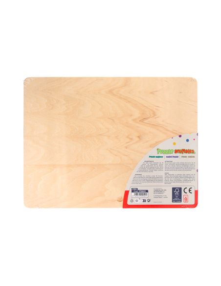 Puzle Infantil Imaginovo Madera Animales +18 Meses 9 Piezas 30X22,5X1,5Cm