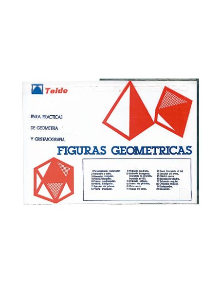 Figuras Geometricas Teide Troqueladas Bolsa 22 Figuras Surtidas|Libreriasalesiana
