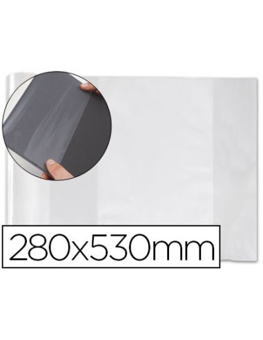 Forralibro Pvc Con Solapa Ajustable Adhesivo 280X530 Mm