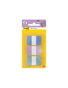 Banderitas Separadoras Rigidas Dispensador Post-It Index Strong 686-3 Coast 25,4X38.1 Mm Pack De 36