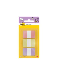 Banderitas Separadoras Rigidas Dispensador Post-It Index Strong 686-3 Sun 25,4X38.1 Mm Pack De 36