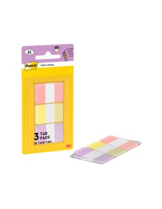 Banderitas Separadoras Rigidas Dispensador Post-It Index Strong 686-3 Sun 25,4X38.1 Mm Pack De 36 2