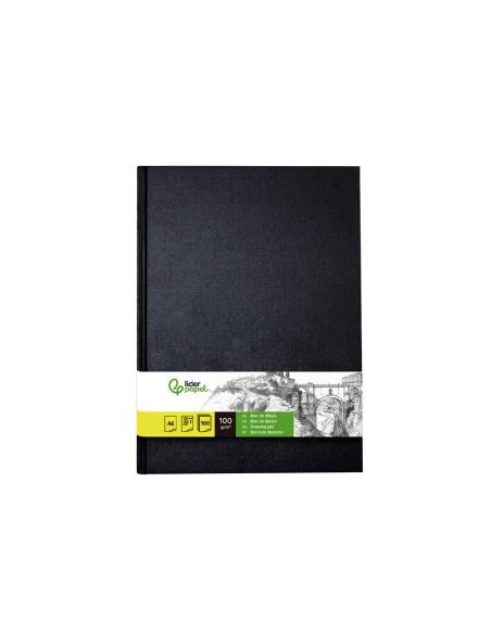 Bloc Dibujo Liderpapel Esbozos Encuadernado Din A6 148X105 Mm 100 Hojas 100 Gr/M2