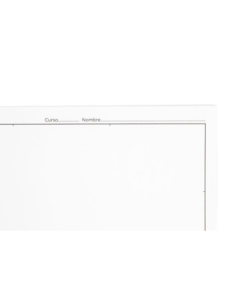 Bloc Dibujo Liderpapel Lineal Vanguardia Espiral 230X325Mm 20 Hojas 130G/M2 Con Recuadro Perforado