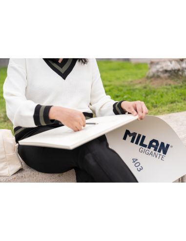 Bloc De Dibujo Milan Gigante Coleccion 430 Din A3 Liso 50 Hojas 200 Gr