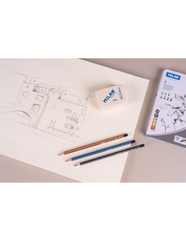 Bloc De Dibujo Milan Gigante Coleccion 430 Din A3 Liso 50 Hojas 200 Gr