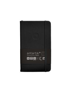 Cuaderno Con Gomilla Antartik Notes Tapa Dura A6 Hojas Rayas Negro 100 Hojas 80 Gr Fsc 2