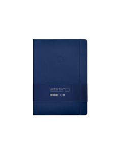 Cuaderno Con Gomilla Antartik Notes Tapa Dura A4 Hojas Rayas Azul Marino 100 Hojas 80 Gr Fsc 2
