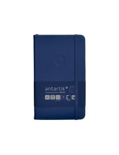 Cuaderno Con Gomilla Antartik Notes Tapa Dura A6 Hojas Rayas Azul Marino 100 Hojas 80 Gr Fsc 2