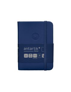 Cuaderno Con Gomilla Antartik Notes Tapa Dura A7 Hojas Lisas Azul Marino 80 Hojas 80 Gr Fsc 2