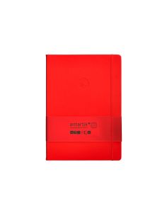 Cuaderno Con Gomilla Antartik Notes Tapa Dura A4 Hojas Cuadricula Rojo 100 Hojas 80 Gr Fsc 2