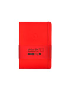 Cuaderno Con Gomilla Antartik Notes Tapa Dura A5 Hojas Puntos Rojo 100 Hojas 80 Gr Fsc 2