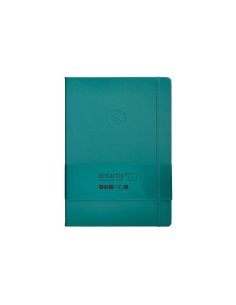 Cuaderno Con Gomilla Antartik Notes Tapa Dura A4 Hojas Lisas Verde Aguamarina 100 Hojas 80 Gr Fsc 2