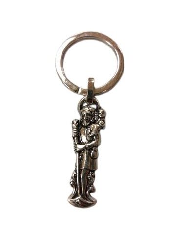 Llavero Metal Silueta San Cristobal