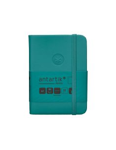 Cuaderno Con Gomilla Antartik Notes Tapa Dura A7 Hojas Lisas Verde Aguamarina 80 Hojas 80 Gr Fsc 2