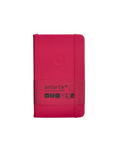 Cuaderno Con Gomilla Antartik Notes Tapa Dura A6 Hojas Lisas Burdeos 100 Hojas 80 Gr Fsc