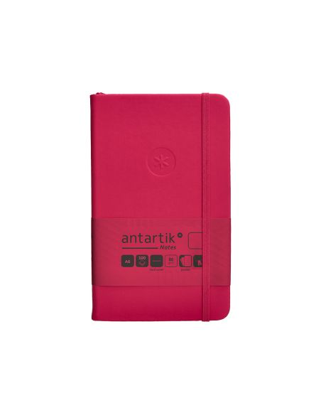 Cuaderno Con Gomilla Antartik Notes Tapa Dura A6 Hojas Lisas Burdeos 100 Hojas 80 Gr Fsc