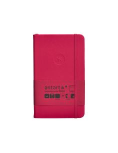 Cuaderno Con Gomilla Antartik Notes Tapa Dura A6 Hojas Rayas Burdeos 100 Hojas 80 Gr Fsc 2