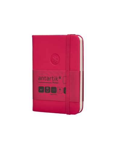 Cuaderno Con Gomilla Antartik Notes Tapa Dura A7 Hojas Lisas Burdeos 80 Hojas 80 Gr Fsc