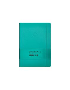 Cuaderno Con Gomilla Antartik Notes Tapa Dura A4 Hojas Puntos Turquesa 100 Hojas 80 Gr Fsc 2