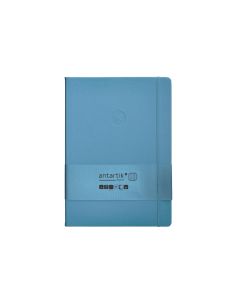 Cuaderno Con Gomilla Antartik Notes Tapa Dura A4 Hojas Cuadricula Azul Claro 100 Hojas 80 Gr Fsc 2